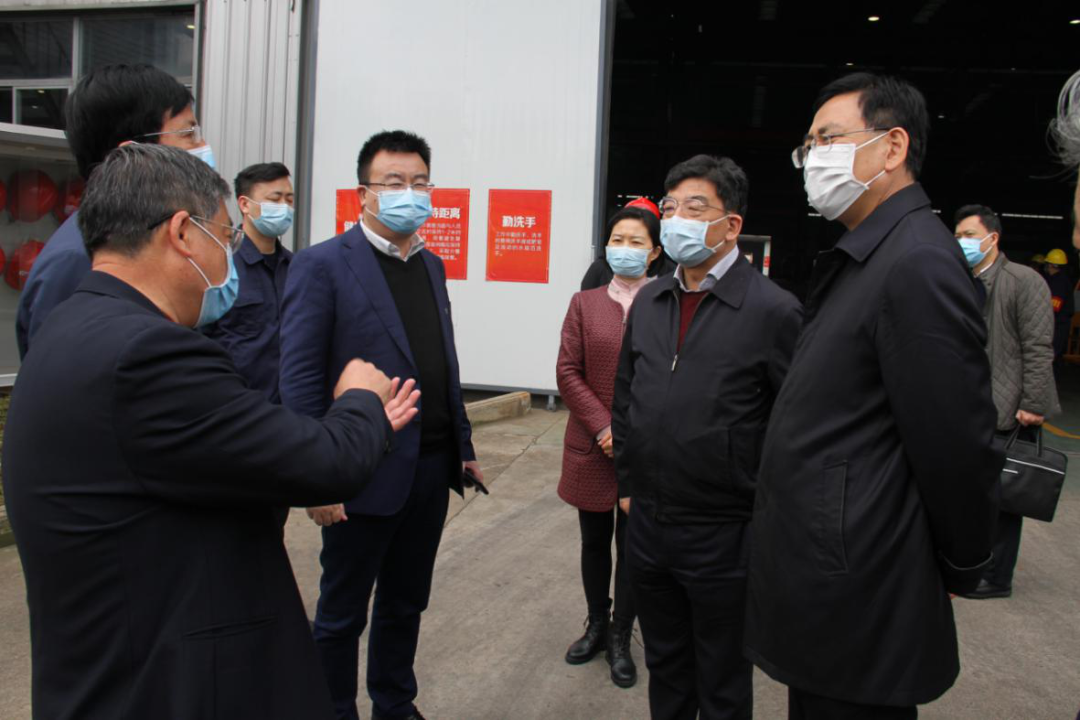 要闻：湖北省副省长曹广晶莅临湖北ballbet贝博艾弗森 调研企业疫情防控